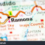 Ramona California Usa On Map Stock Photo (Edit Now) 794424850   Ramona California Map