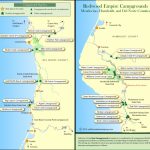 Redwood Empire Campground Maps   California Campgrounds Map