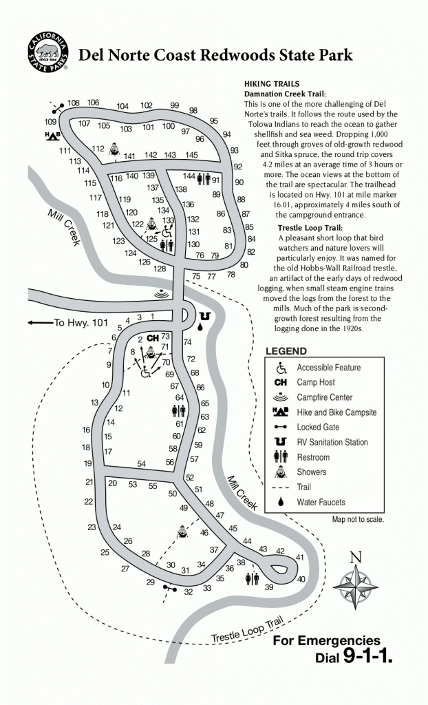 Redwood Maps | Npmaps - Just Free Maps, Period. - California Redwood Parks Map