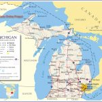 Reference Map Of Michigan, Usa   Nations Online Project | ~ The   Printable Map Of Michigan