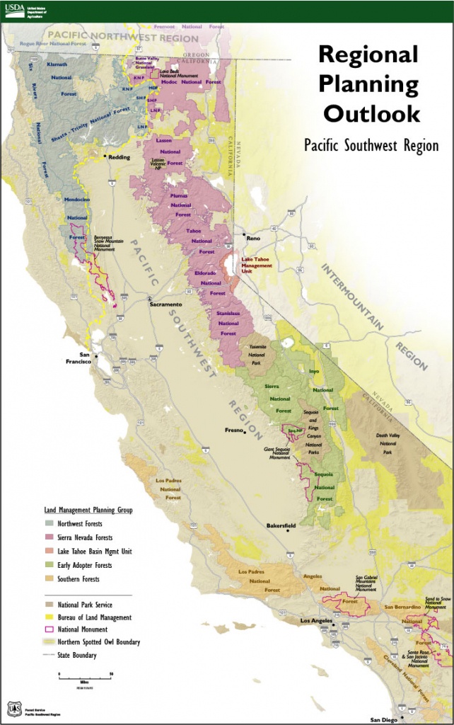 Region 5 - Planning - California Forests Map