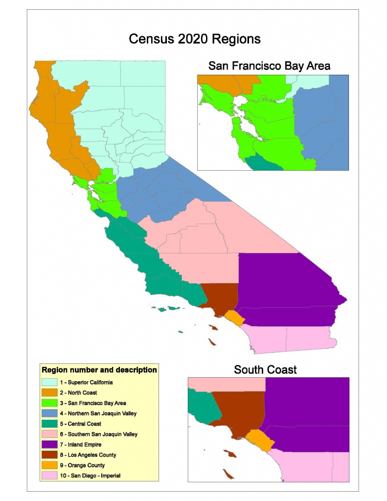 Regions | Ca Census - California Demographics Map