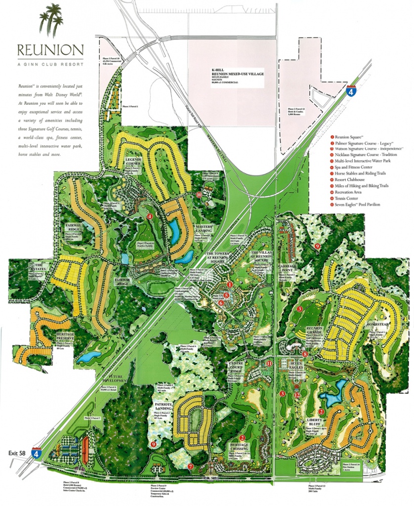 Reunion Resort Orlando Map : Most Beautiful Restaurants Nyc - Reunion Florida Map