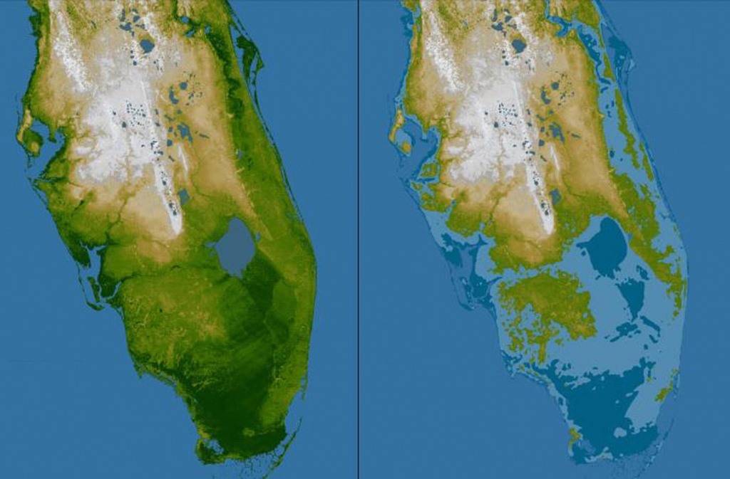 Rising Seas May Mean Tampa Bay Floods Even During Sunny Days | Wusf News - Florida Sea Level Rise Map