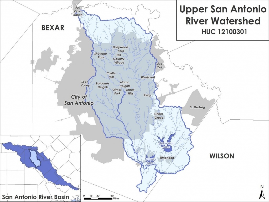 Risk Map - Texas Creeks And Rivers Map