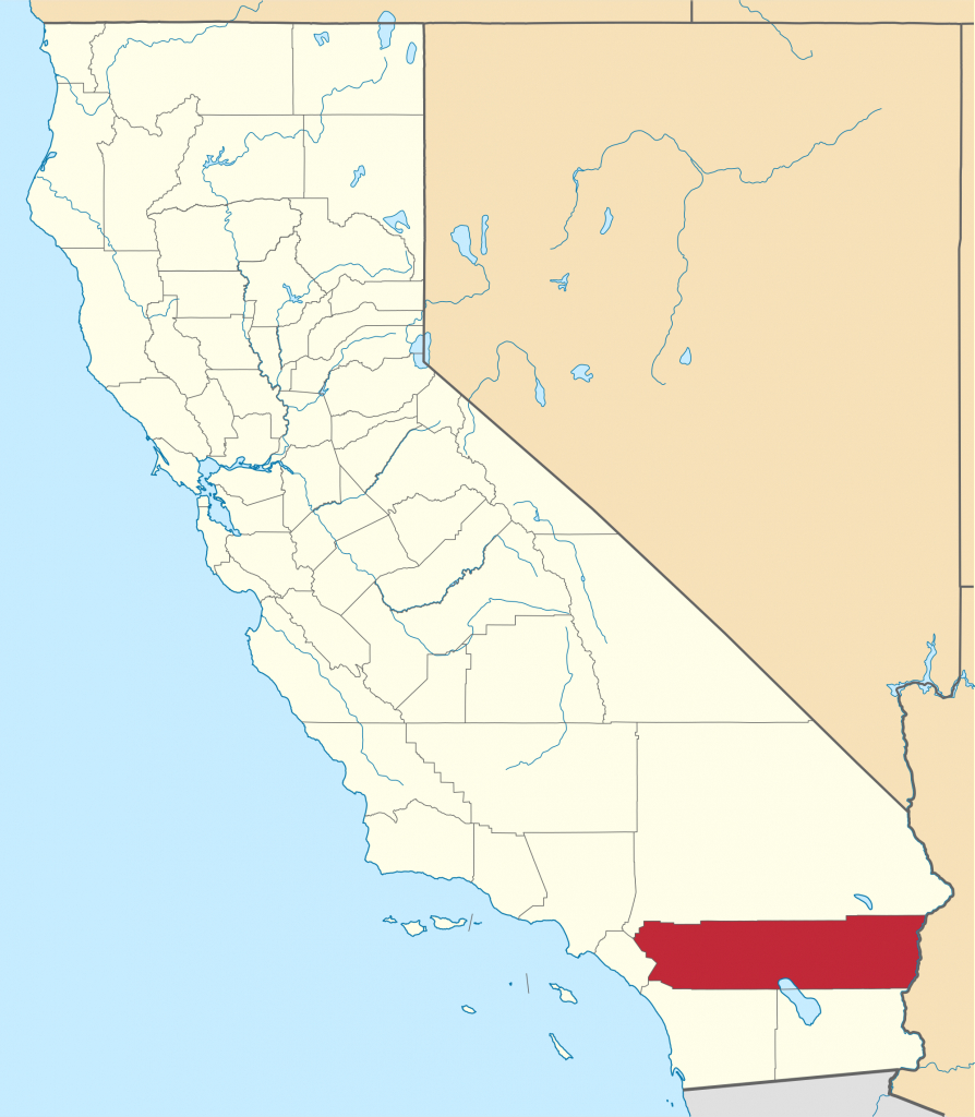 Riverside County, California - Wikipedia - Printable Map Of Riverside County