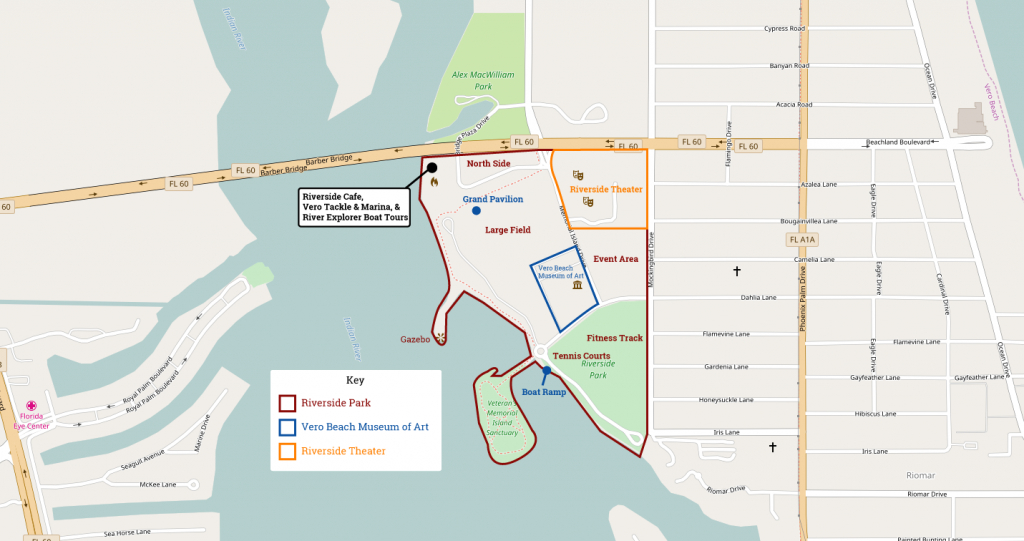 Riverside Park Vero Beach Florida | Navfile - Map Of Vero Beach Florida Area