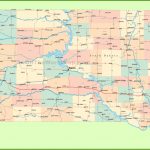 Road Map Of South Dakota With Cities   Printable Map Of South Dakota