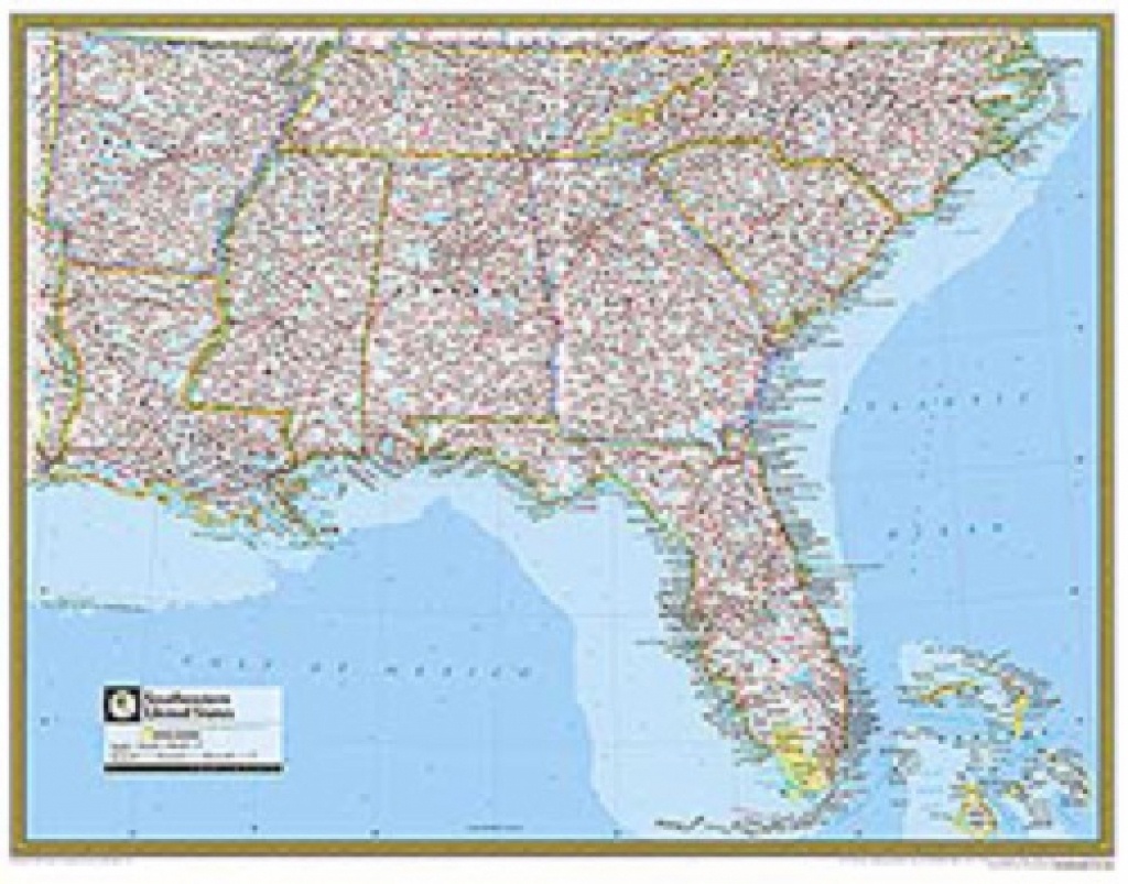 Road Map Of Southeastern United States Printable The Awesome Maps - Printable Map Of Southeast United States