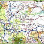 Road Map Of Wyoming And South Dakota And Travel Information   Printable Road Map Of Wyoming