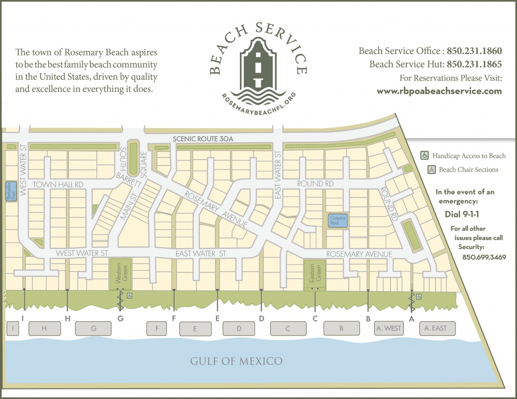 Rosemary Beach Walkovers | Rosemary Beach Service - Rosemary Beach Florida Map