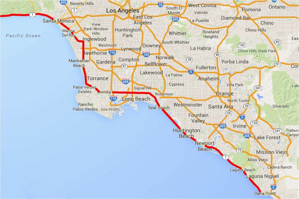Route 1 California Road Trip Map Driving The Pacific Coast Highway - Route 1 California Map