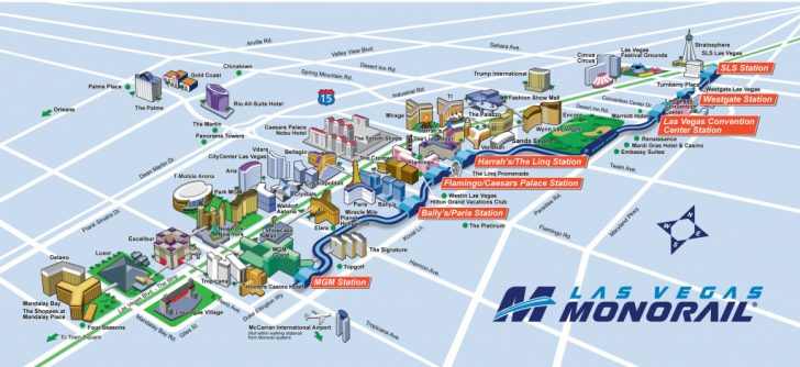 Las Vegas Strip Map 2016 Printable