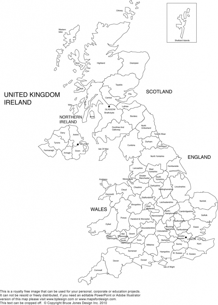 Royalty Free United Kingdom, England, Great Britain, Scotland, Wales - Printable Map Of Great Britain