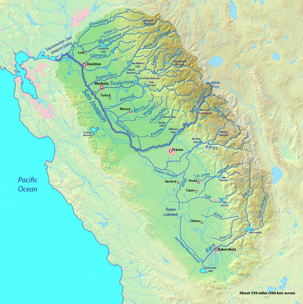 Sacramento And San Joaquin Rivers | American Rivers - Southern California Rivers Map