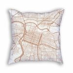 Sacramento California Throw Pillow – City Map Decor   California Map Pillow