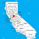 Sacramento County (California, United States Of America) Vector   Map Of Sacramento County California