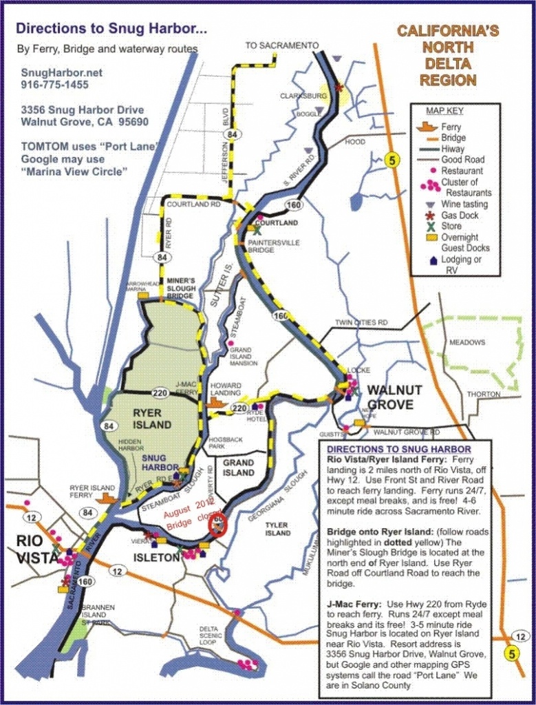 Sacramento River Regarding Map Of Northern California Waterways - California Waterways Map