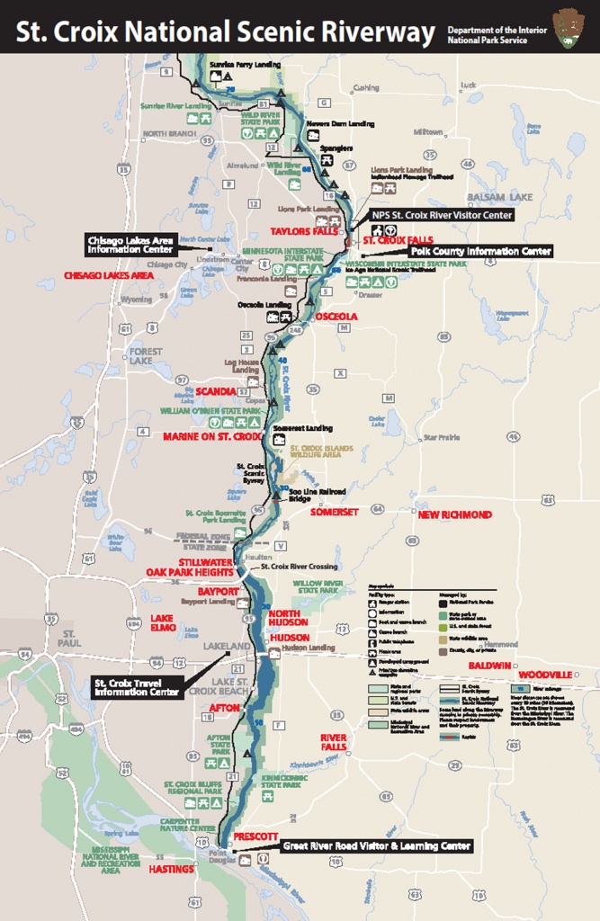 Saint Croix Valley Map – Explore The Wild And Scenic St Croix Valley - Printable Map Of St Croix