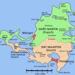 Saint Martin   Wikipedia   Printable Road Map Of St Maarten