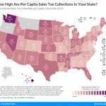 Sales Taxes Per Capita: How Much Does Your State Collect?   Texas Sales Tax Map