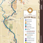San Antonio Riverwalk Map   Map Of Hotels In San Antonio Texas