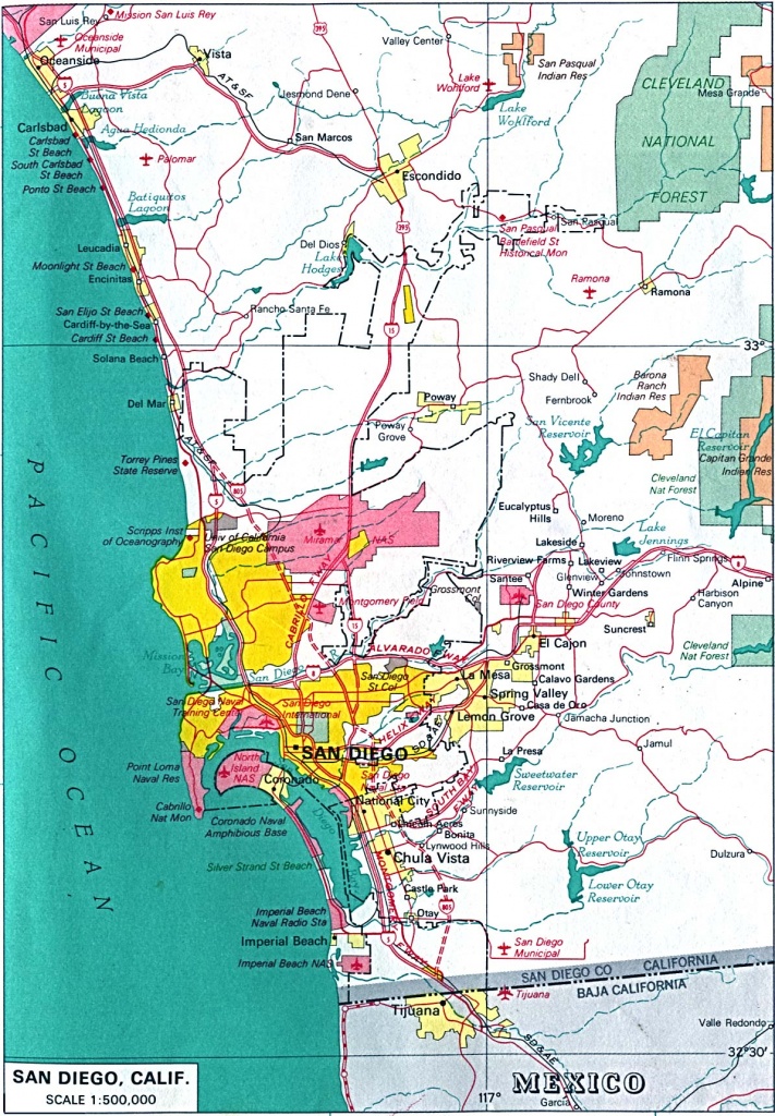 San Diego City Map - San Diego • Mappery - City Map Of San Diego California