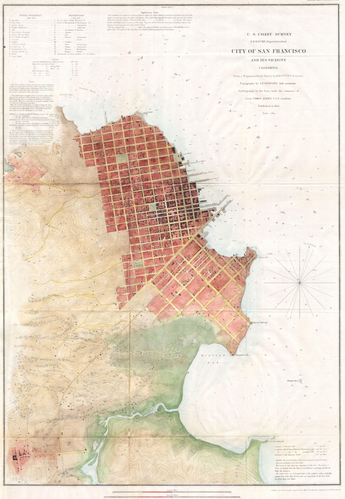 San Francisco Map | Illustration | San Francisco Map, Map, Cartography - Ono California Map