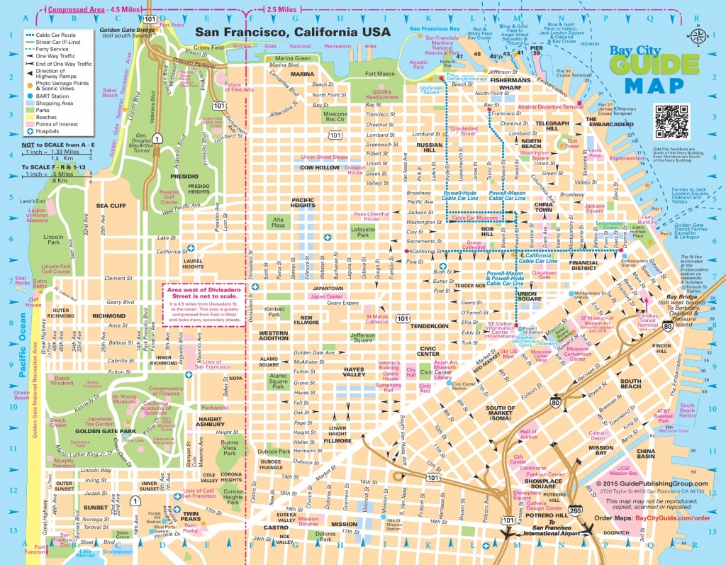San Francisco Street Map - San Francisco City Map Printable
