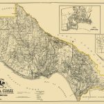 Santa Cruz 1906 Landowner California Map Old County Mnwv08N   Santa Cruz California Map