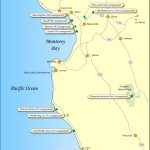 Santa Cruz   Monterey Area Campground Map   Camping Central California Coast Map