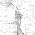 Santa Maria, California   Area Map   Light | Hebstreits Sketches   Santa Maria California Map