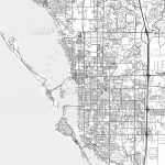 Sarasota, Florida   Area Map   Light | Hebstreits Sketches   Map Of Sarasota Florida And Surrounding Area