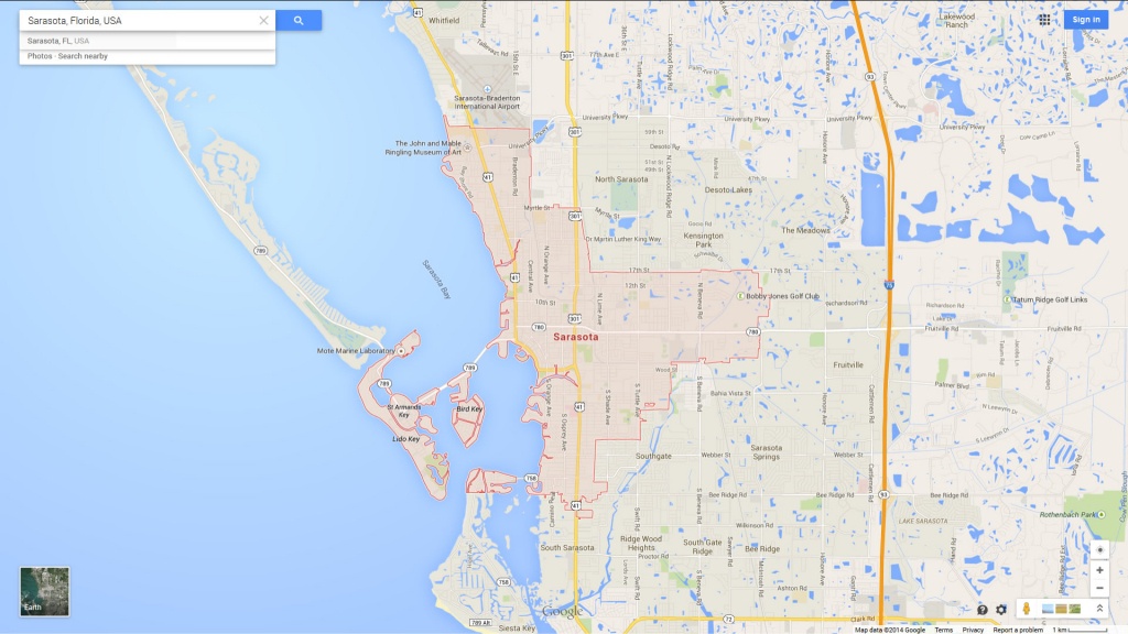 Sarasota Florida Map - Google Maps Sarasota Florida