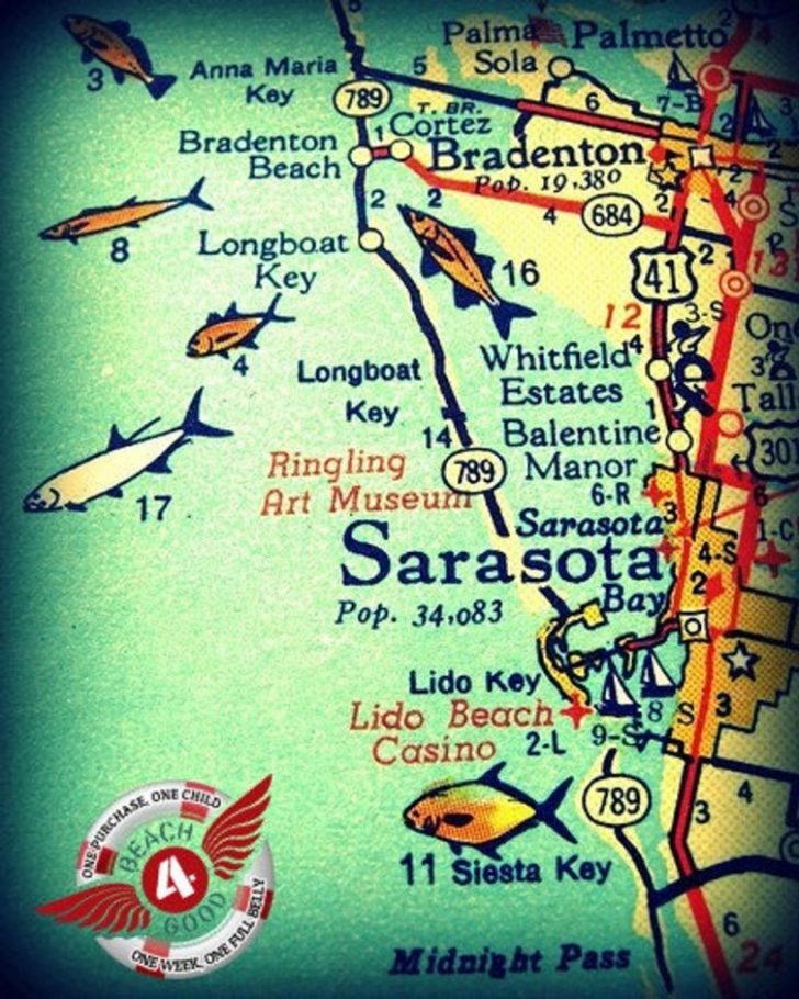 Lido Beach Florida Map
