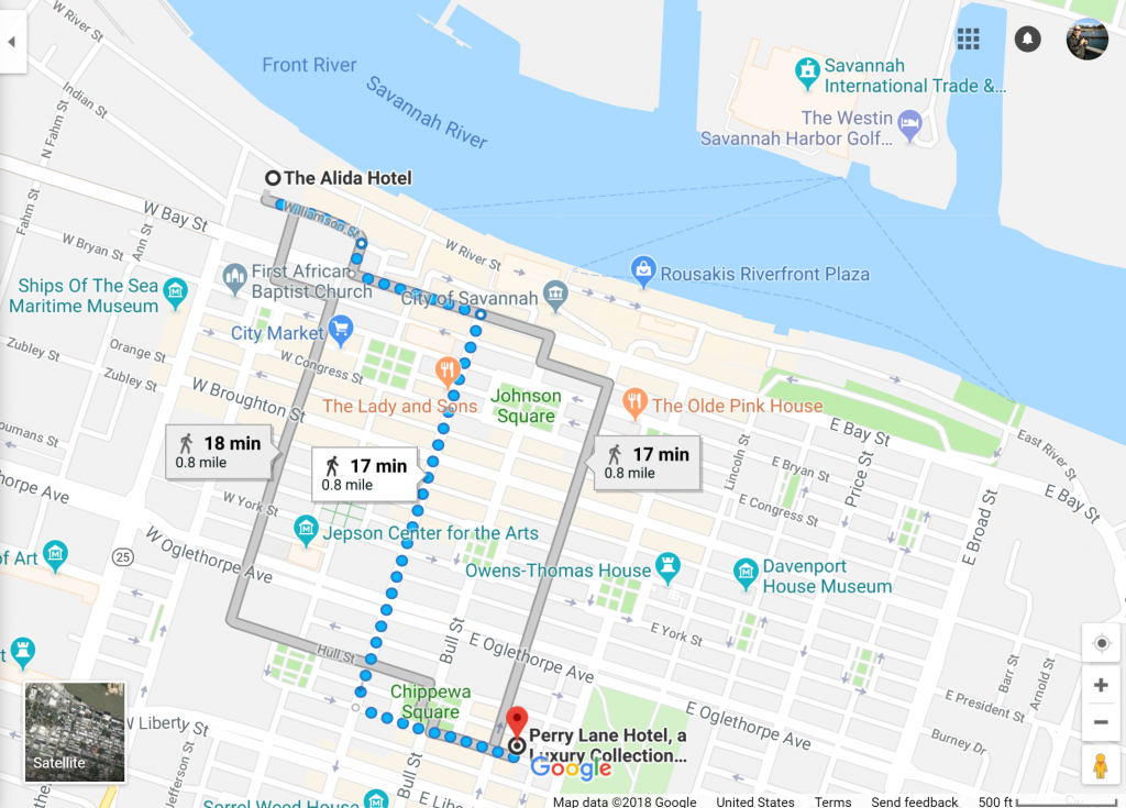 Savannah, Georgia Has Two Starwood Hotels Opening Summer 2018 - Spg California Map