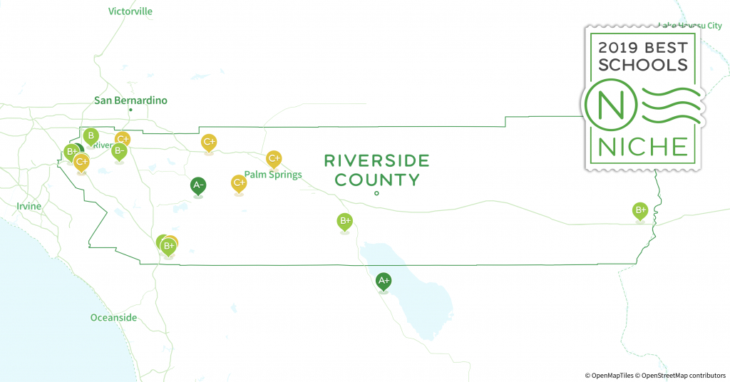 School Districts In Riverside County, Ca - Niche - California School District Rankings Map