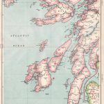 Scottish Islands/argyll:mull Islay Of Kintyre Jura Arran Stock Photo   Printable Map Of Mull