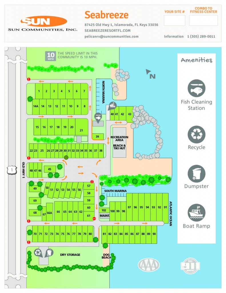 Sea Breeze Rv Resort - Rv Dealers In Florida Map