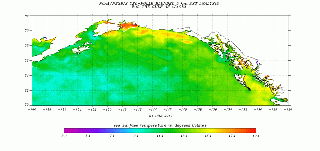Sea Surface Temperature (Sst) Contour Charts - Office Of Satellite - Florida Water Temperature Map