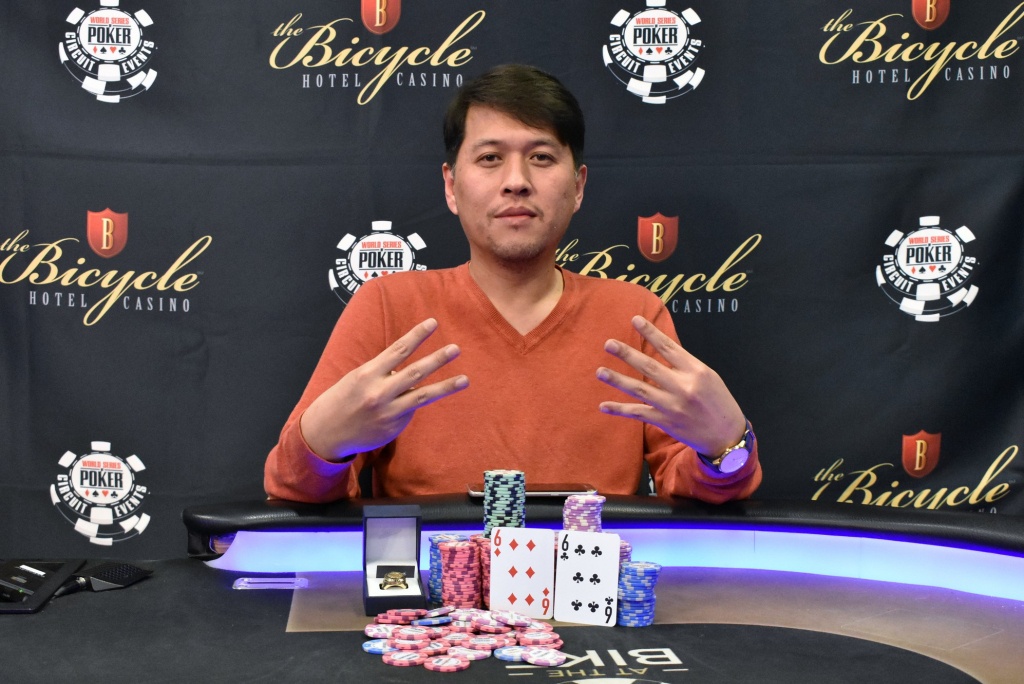 Sean Yu Wins Wsopc Bicycle For $210,585 And Ring No. 7 | Pokernews - California Poker Rooms Map