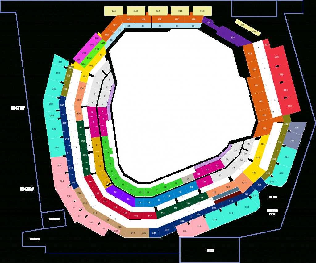 Seat Selector — Rangerfans Texas Rangers Seat Map Free Printable Maps