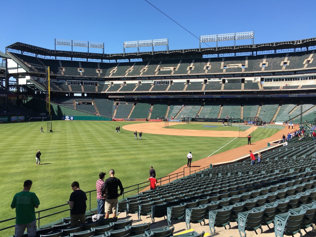 Seat Selector — Rangerfans - Texas Rangers Seat Map