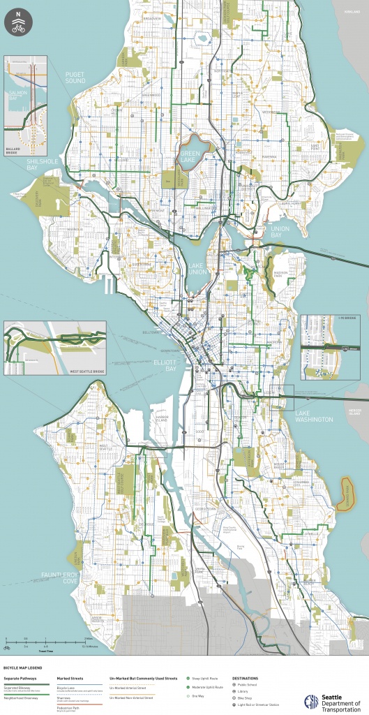 Seattle Map Pdf | Fysiotherapieamstelstreek - Printable Map Of Seattle Area