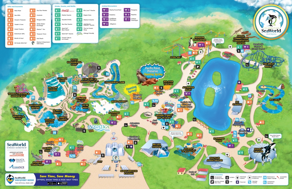 Amusement Parks In The Us Map Themeparkmap Best Of Seaworld San 