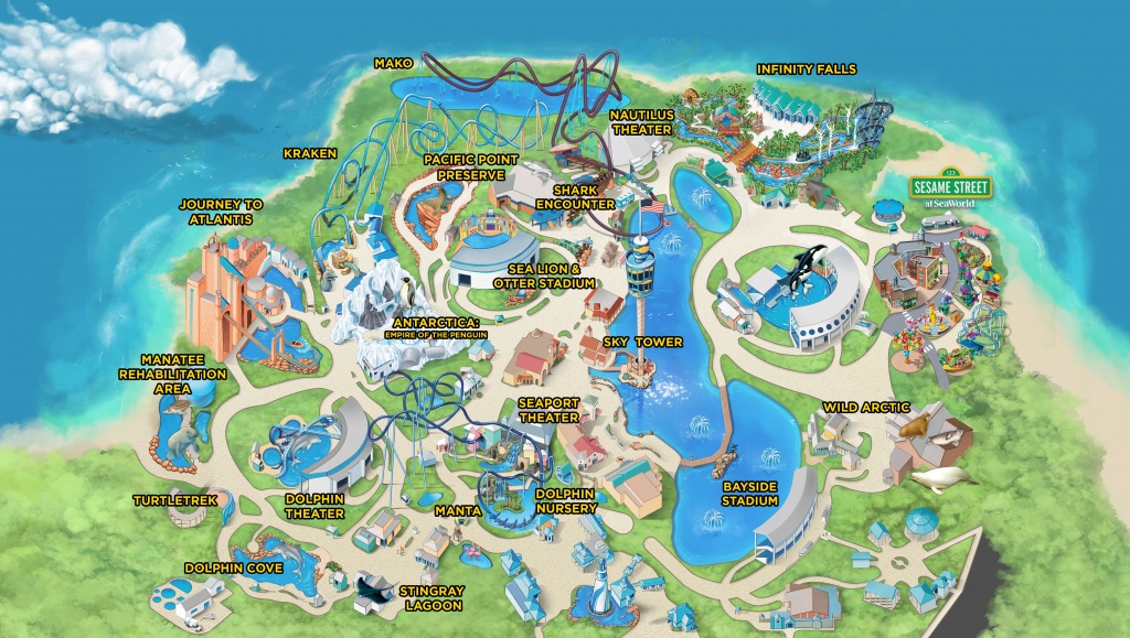 Seaworld Parks &amp;amp; Entertainment | Know Before You Go | Seaworld - Sea World Florida Map