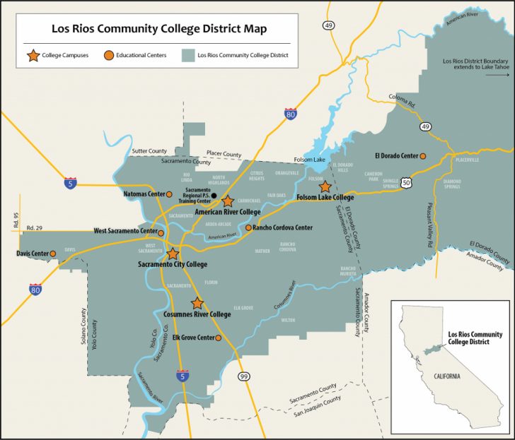 California Community Colleges Map