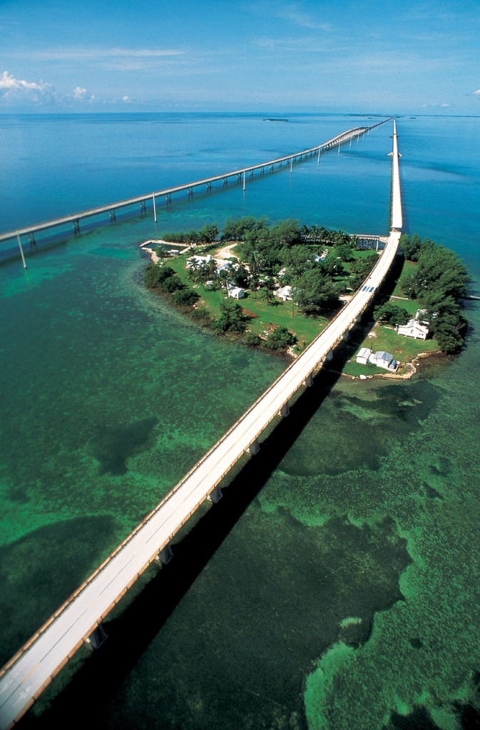 Seven Mile Bridge Wikipedia Google Maps Florida Keys 