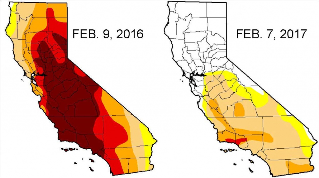 california drought map