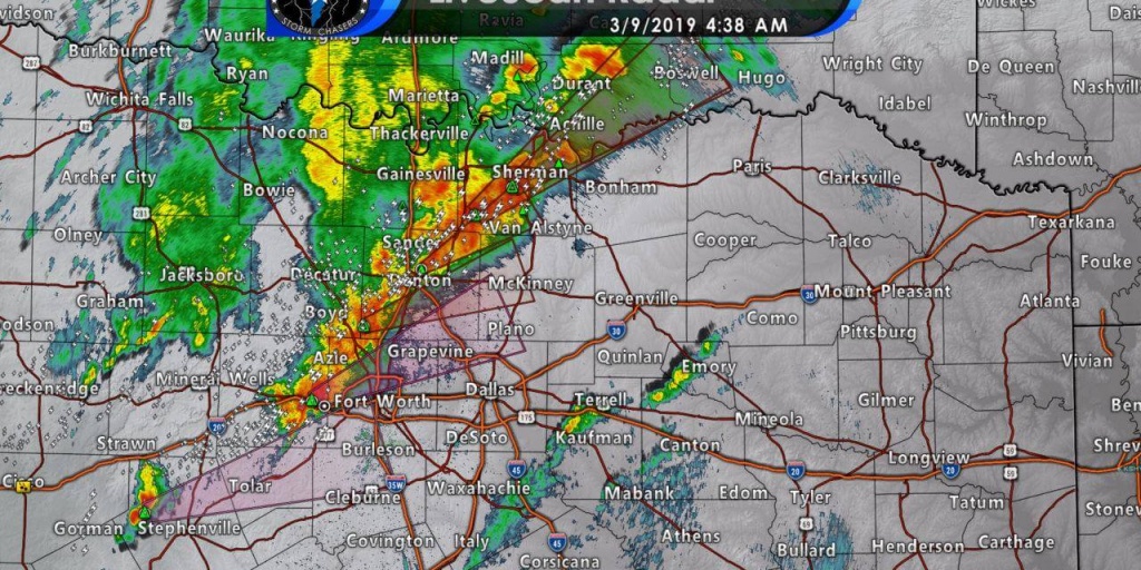 Severe Storms With Hail Moving East Into The D Fw Metroplex E280a2 Texas Texas Hail Storm Map 